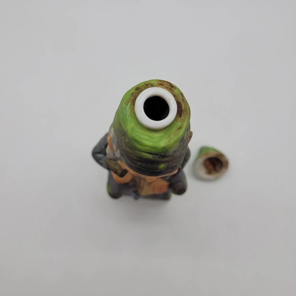 Vintage Hoffman Original Gnome Leprechaun Sherry Decanter 1/10 Pint Empty 6.5